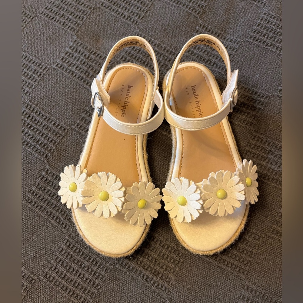 Haute Hippie Toddler Girl Daisy Sandals, Size 10